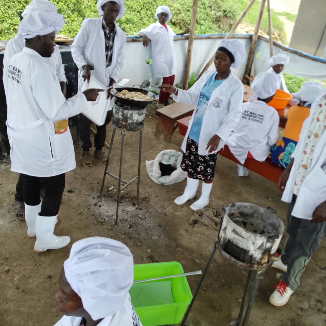 Outdoor catering practical session